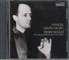 CD PIERRE BOULEZ - Handel Water Music TWCO62 TOWER RECORDS Japan Classical Used