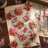 30 шт. Серия «История коллажа с бабочками» Наклейки из ПЭТ Винтажные бабочки Цветы Для ручного аккаунта Дневника Скрапбукинга Декоративные наклейки