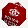 Custom Name Manchester United Theme Automatic Umbrella, Lightweight & Portable, 8 Rib, Perfect for Outdoor Travel, Birthdays, Christmas, Gifts.