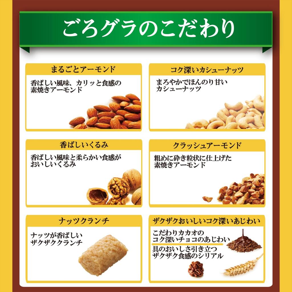 Nissin Cisco Gorogura шоколадные орехи 320 г x 6 пакетиков