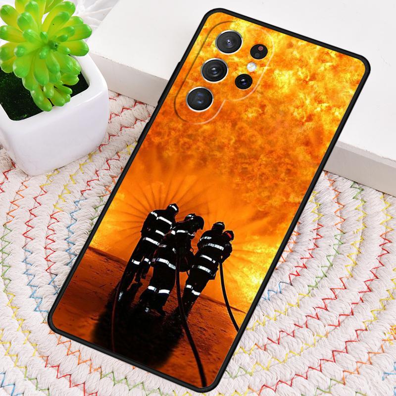 Чехол для телефона Пожарный Пожарный для Samsung Galaxy note 10 pro S26 Ultra S23 S24 FE S25 S21 S22 PLUS ударопрочный Cove