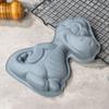 3pcs Cartoon Silicone Baking Mold Dinosaur Hippo Dog Shape Food Grade Non Stick Cute Cake Mold