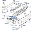 Rear Bumper Bracket Cover Plate for Land Rover Defender 2020 (LR129804/LR129803)