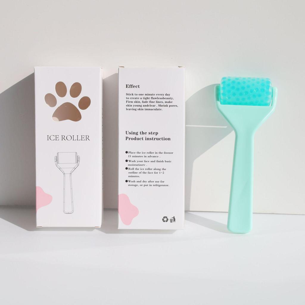 Полупрозрачный массажер-ролик для лица и кожи