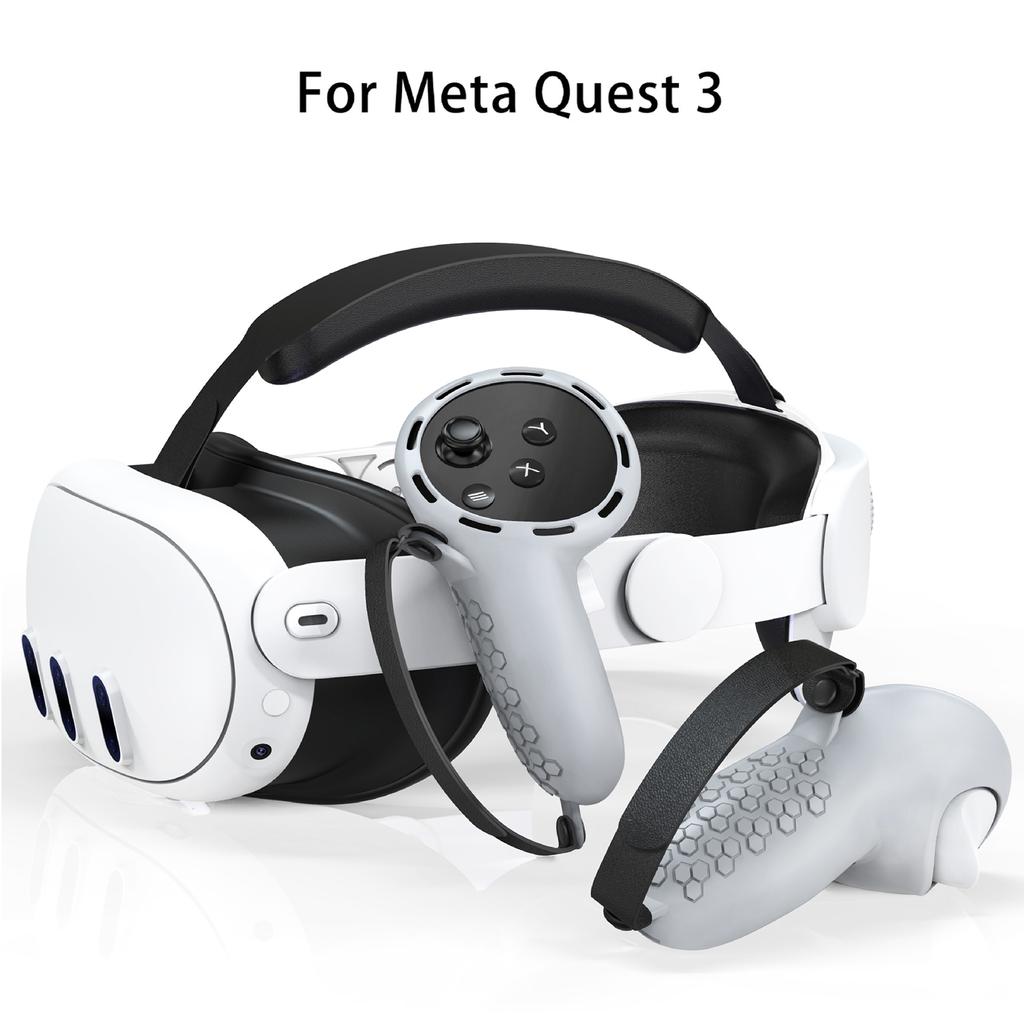 Силиконовый защитный чехол для Quest3 VR Touches, ручка контроллера, игровые контроллеры, удобная ручка, аксессуары VR