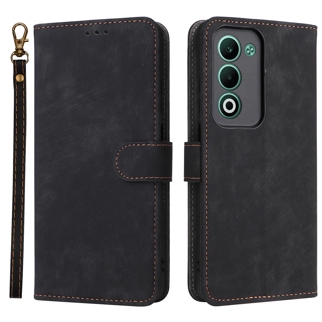 Для Oppo A5 5G/4G/A5m Чехол Кошелек Блокировка RFID PU Кожа Чехол для телефона Подставка с ремешком