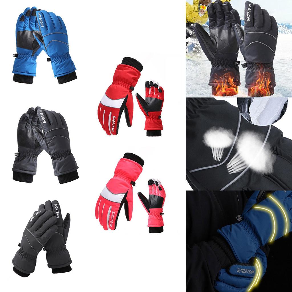 Велосипед, скутер, мотоцикл, теплые перчатки, водонепроницаемые зимние велосипедные перчатки, спортивные лыжные перчатки на открытом воздухе