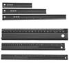 Multifunction Aluminum Safe Ruler Aluminum Ruler with Angles Measurement Upgrades for Architects Engineers & Woodworking