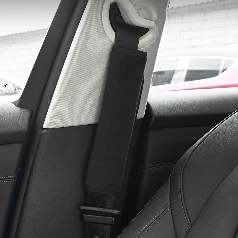 2pcs Seat Belt Covers Car Accessories Accesorios Coche Car Shoulder Pad Seat Belt for Adults Youth Kids Accessories Interior