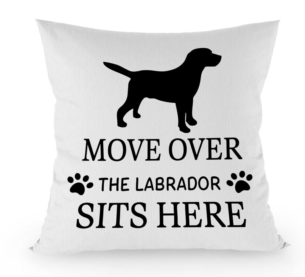 Boxer Dog Pillow Cover Move Over The Boxer Sits Here Cushion Case Funny Dog Lover Gift Pet Themed Home Decor