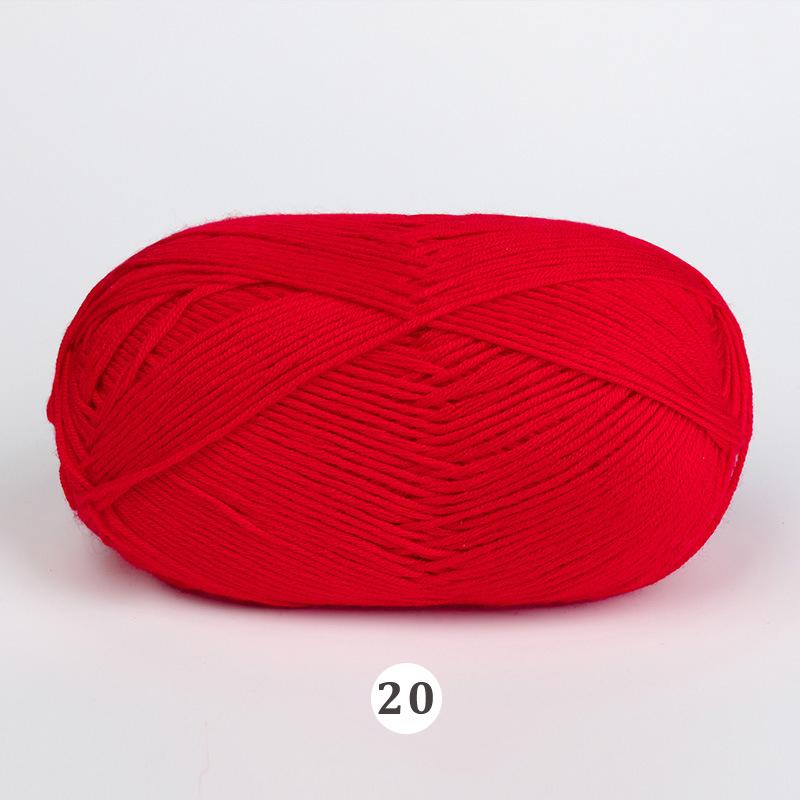 50g/Ball DIY Crochet Yarn Hand Woven Yarn Knitted Fabric Natural Bamboo Cotton Baby High Quality