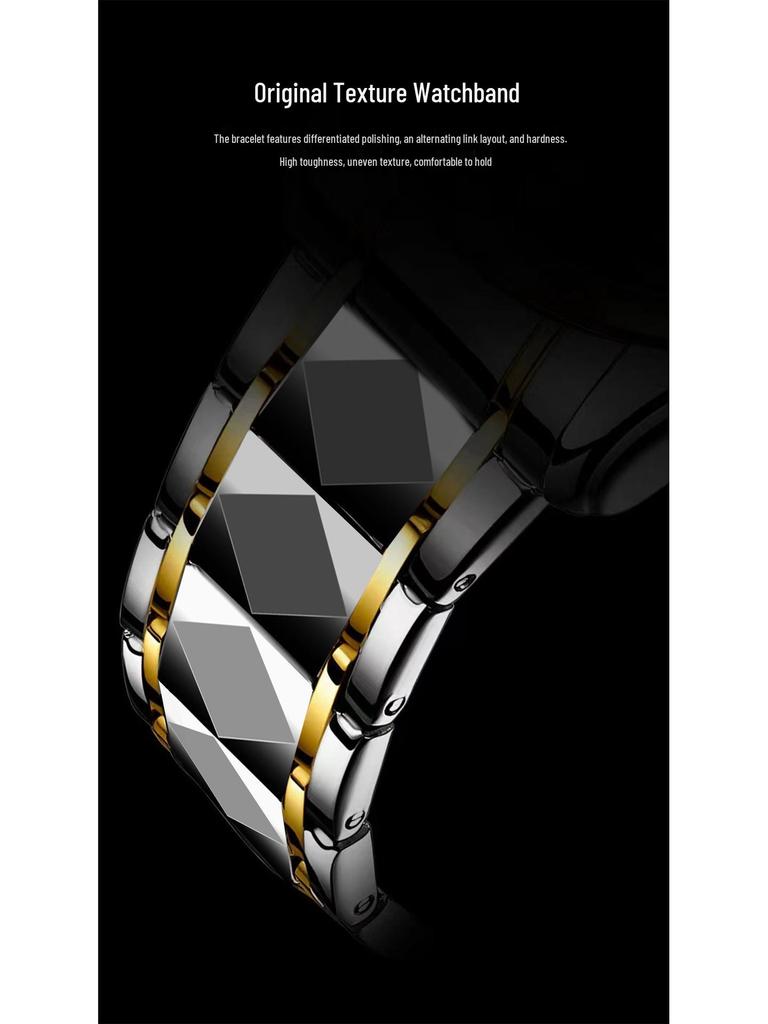 Швейцарские Роскошные Мужские Кварцевые Водонепроницаемые Светящиеся Часы - Новый Горячий Стиль