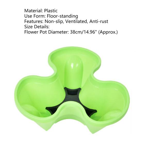 Штабелируемый горшок для растений, креативный дизайн лепестков, многослойный контейнер для растений, садовые инструменты