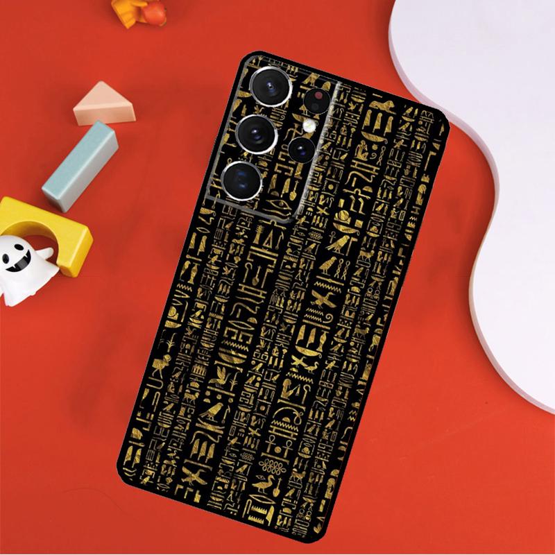 Египет Египетский Фараон Чехол для Телефона Для Samsung Galaxy S25 Ultra S9 S10 S20 FE S21 S22 S23 S24 Plus S24 Ultra Чехол