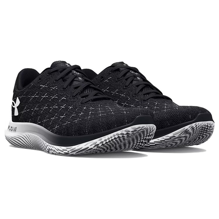 Under Armour Flow Velociti Wind 2 Black White Men Sneakers 3025652-001