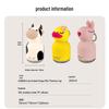 ASOBU Cute Animal Insulated Mug with Straw