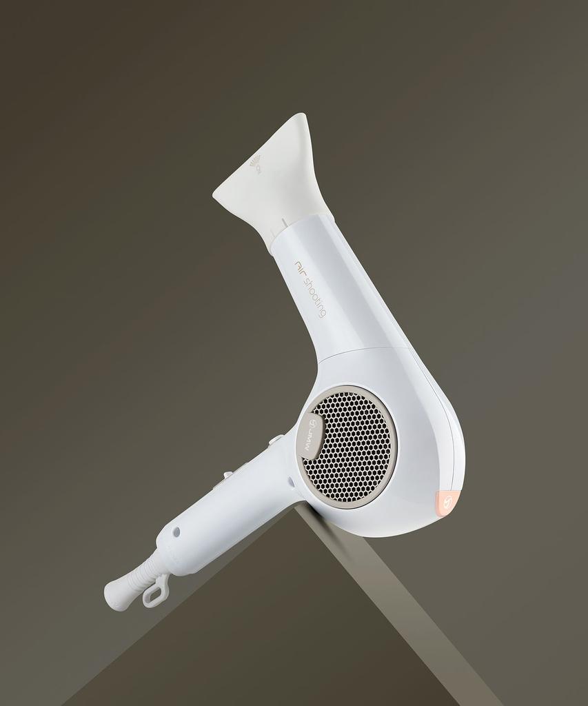 BLDC Aviation Motor Hair Dryer Air Shooting White