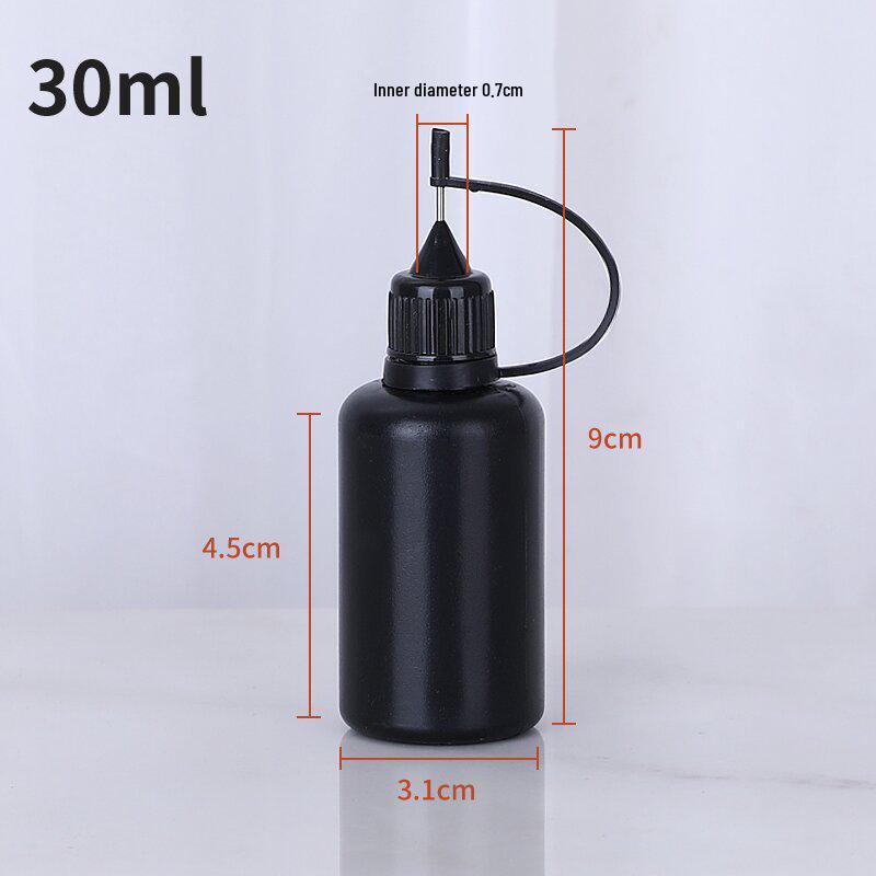 ПЭ-бутылка с игольчатым дозатором для эфирных масел, пигментов, клея и чернил