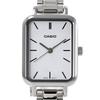 CASIO Casio Standard Cheap Casio Brass Women's Watch, Metal, Silver/White, LTP-V009D-7E [Used]