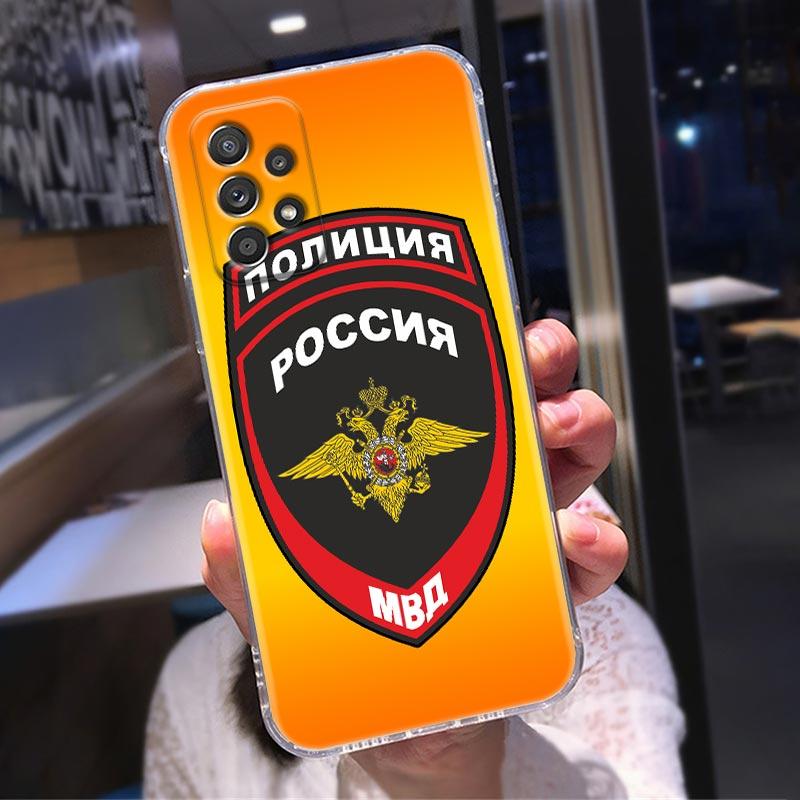 Силиконовый прозрачный чехол для Samsung Galaxy A52 A51 A53 A72 A71 A73 A32 A31 A33 A22 A11 Мягкие чехлы Чехол Россия Российские флаги Эмблема