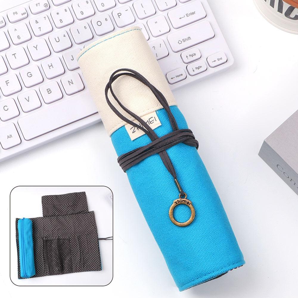 Дизайн ремешка Пенал-шторка Многослойная сумка для канцелярских принадлежностей Простой пенал Студенты