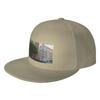 Fashion Beirut Lebanon City Flat Brim Sun Hat  Streetwear Mesh Cap
