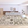 2024 French Retro Cream Sofa Loop Pile Carpet for Living Room and Bedroom