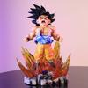 Bandai 19 см Dragon Ball Серия SHK Kaiyuan №2 Брюнетка с блестящими волосами Супер Четыре Гоку Модель ПВХ Укун Анимационная модель Украшение Рождение