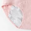 Women's 3 Pack Cotton Leakproof Period Underwear Middle Waist Comfortable Panties Blue Dark Grey Light Grey