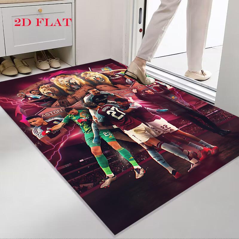 Ковер Aston Villa для гостиной, спальни, дома, украшение дивана, нескользящий коврик для игр детей