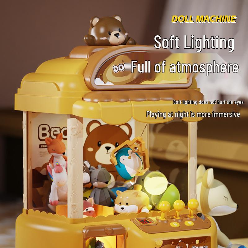 2025 Большой игровой автомат с клешней на монетах для детей - Идеальный подарок на день рождения для мальчиков и девочек