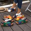Fashion Women Sandals Summer Lightweight Wedges Shoes Woman 2025 New Soft Heels Peep Toe Sandals Women Platform Fashion Beach Sandals