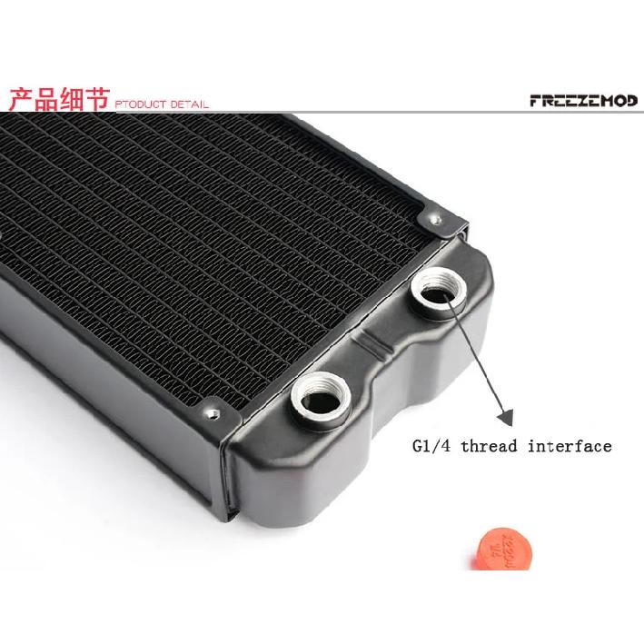 PC Water Cooling 360mm Aluminum Radiator Double-layer G1/4 45mm Thickness Heat Sink,PC Gamer DIY Gamer Cabinet Part