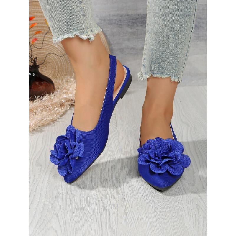 Классические босоножки с большим цветком и острым носком для женщин 2025 лето плоский каблук легкая обувь женская удобная повседневная леопардовая обувь