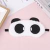 Cute Design  Accessories Plush Panda Face Eye Mask Travel Sleeping Soft Eyeshade Portable Sleeping Cover