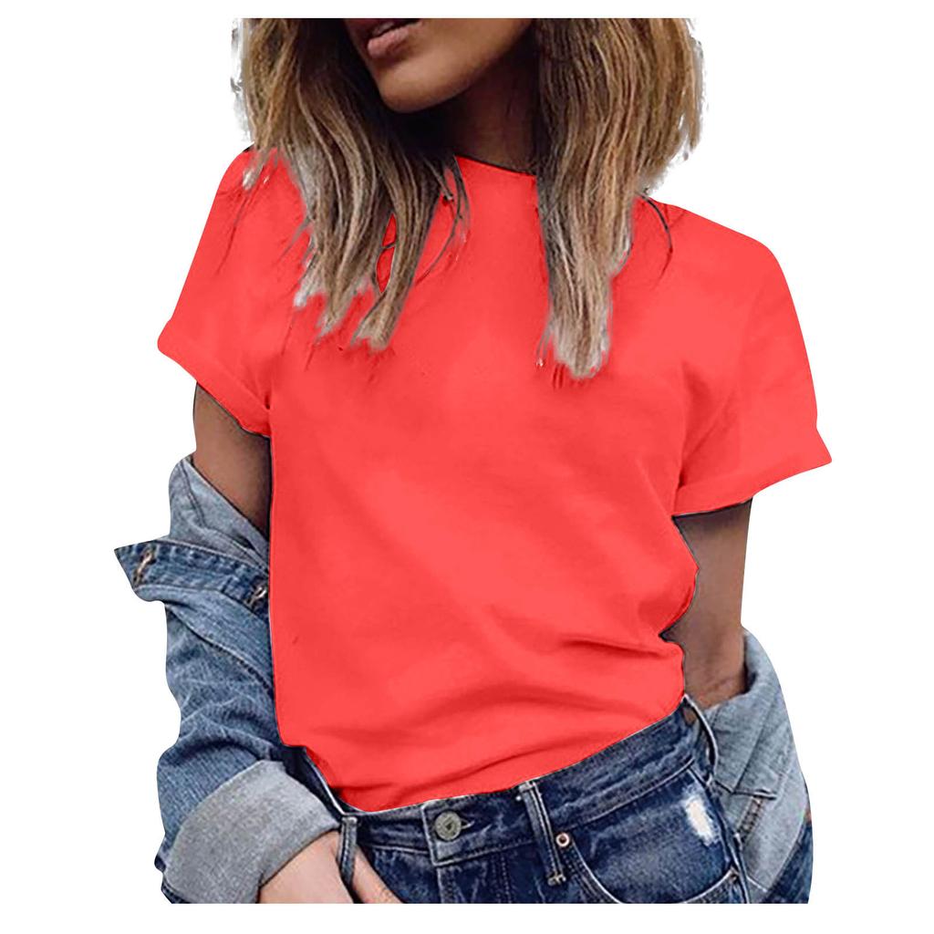 [Cornerstone] Женская модная повседневная блузка, однотонная футболка больших размеров, топ с короткими рукавами и v-образным вырезом