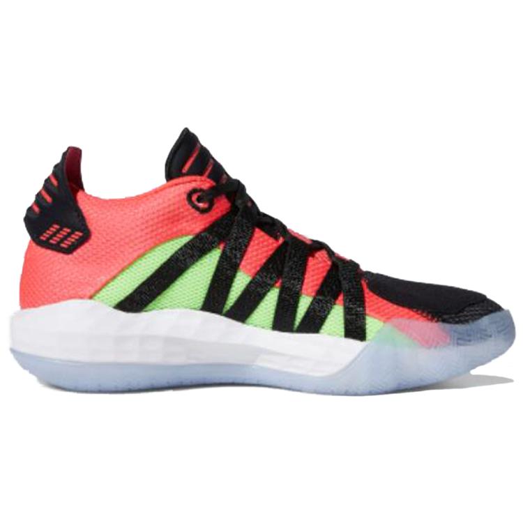 adidas Dame 6 Черно-красный Молодежный EH2791