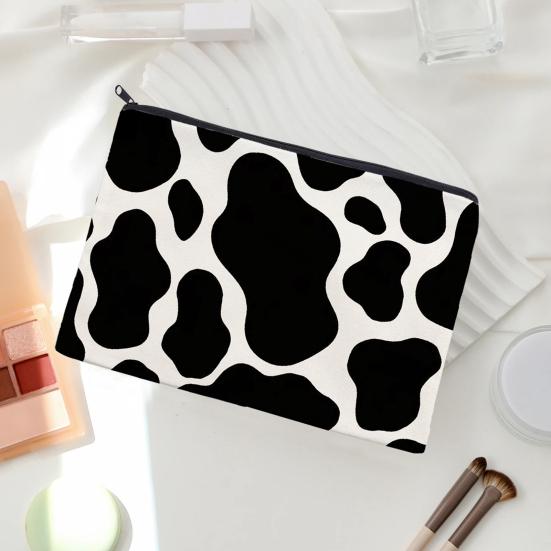 Сумка для хранения, с принтом в греческом стиле, с гладкой молнией, Косметичка, износостойкая, водозащитная Сумка для макияжа, для использования в путешествиях на открытом воздухе