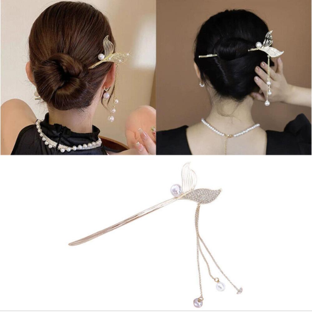 Chinese Style Hair Stick Ancient Style Metal Hair Sticks High-end Hair Insert Fashion