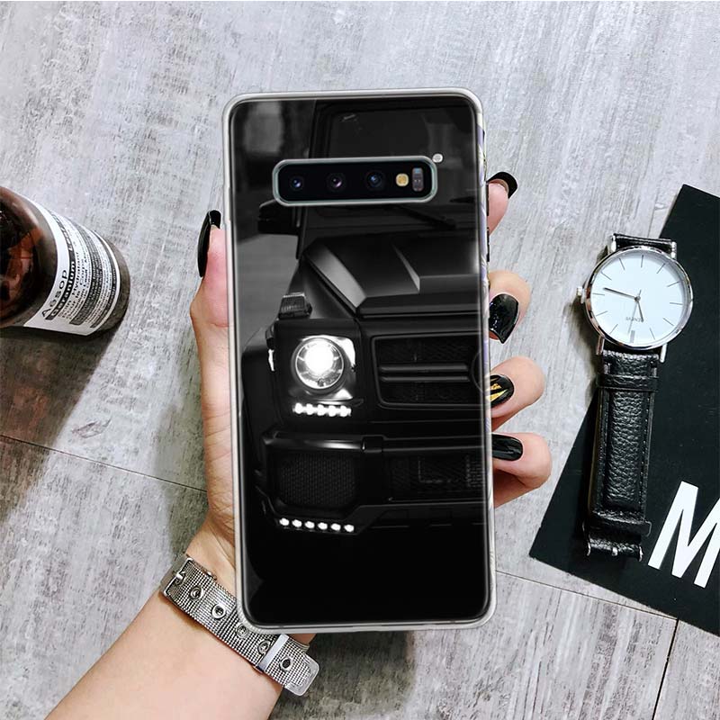 Черный спортивный автомобиль мужской мужской чехол для телефона G63 для Samsung Galaxy S20 FE S10 Plus S21 S22 Ultra S10E S9 S8 S7 Edge J4 + чехол Fundas