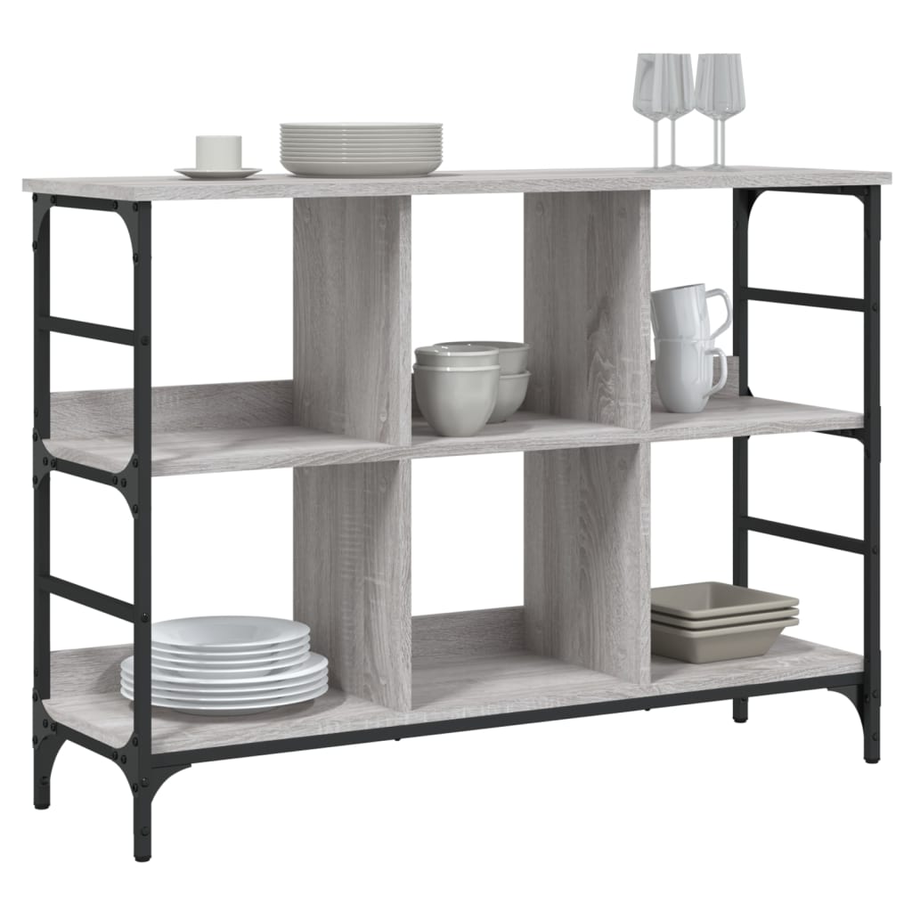 Sideboard Gray Sonoma 102 x 32 x 73.5 cm Engineered Wood