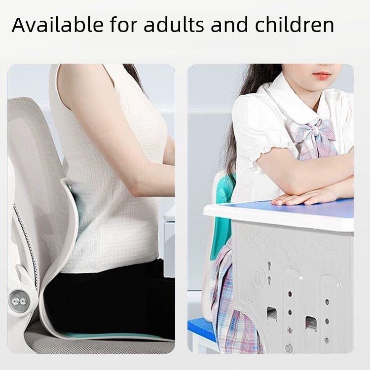 Эргономичная дышащая подушка для поддержки талии для коррекции осанки и комфорта при длительном сидении