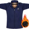 Men's Polar Fleece Jacket Plus Velvet Thickened Spring and Autumn Warm Loose Large Size Polar Fleece Jacket