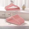 Children's Flocked Small Clothes Hanger Home Hanging Clothes Baby Scarless Anti-slip Clothes Hanger