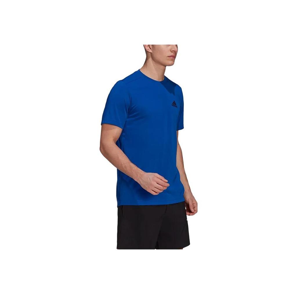 Adidas AEROREADY Разработано для движения Feelready Sport Tee Royal Blue/Black Мужская уличная одежда GT5551