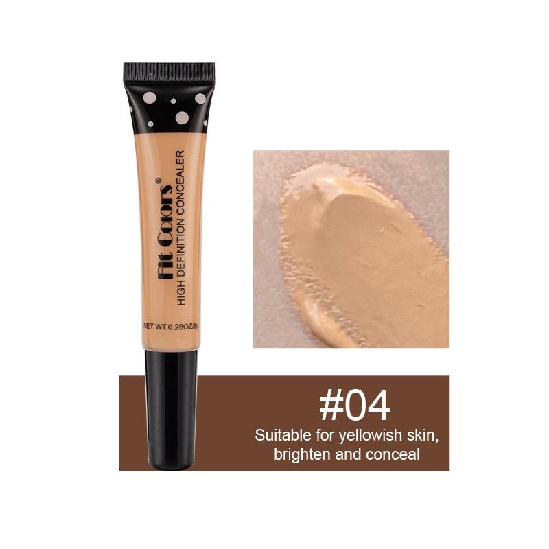 Fit Colors 8 Color Hose Concealer Concealment Repair Nourishing Liquid Foundation To Cover Dark Circles Acne Spots