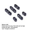 6Pcs/Set Wire Separator Professional Robust Black Spark Plug Cable Divider 7mm