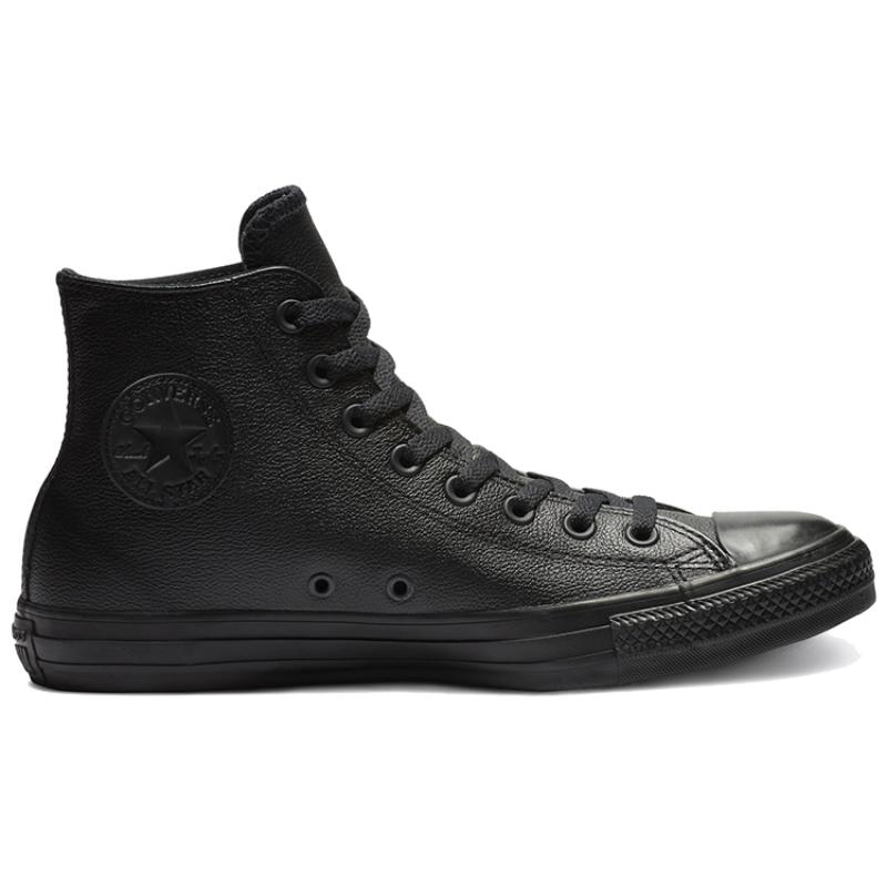 Converse Chuck Taylor All Star Кожаные Высокие Кеды Классические Универсальные Высокие Кеды Холщовые Унисекс Черные