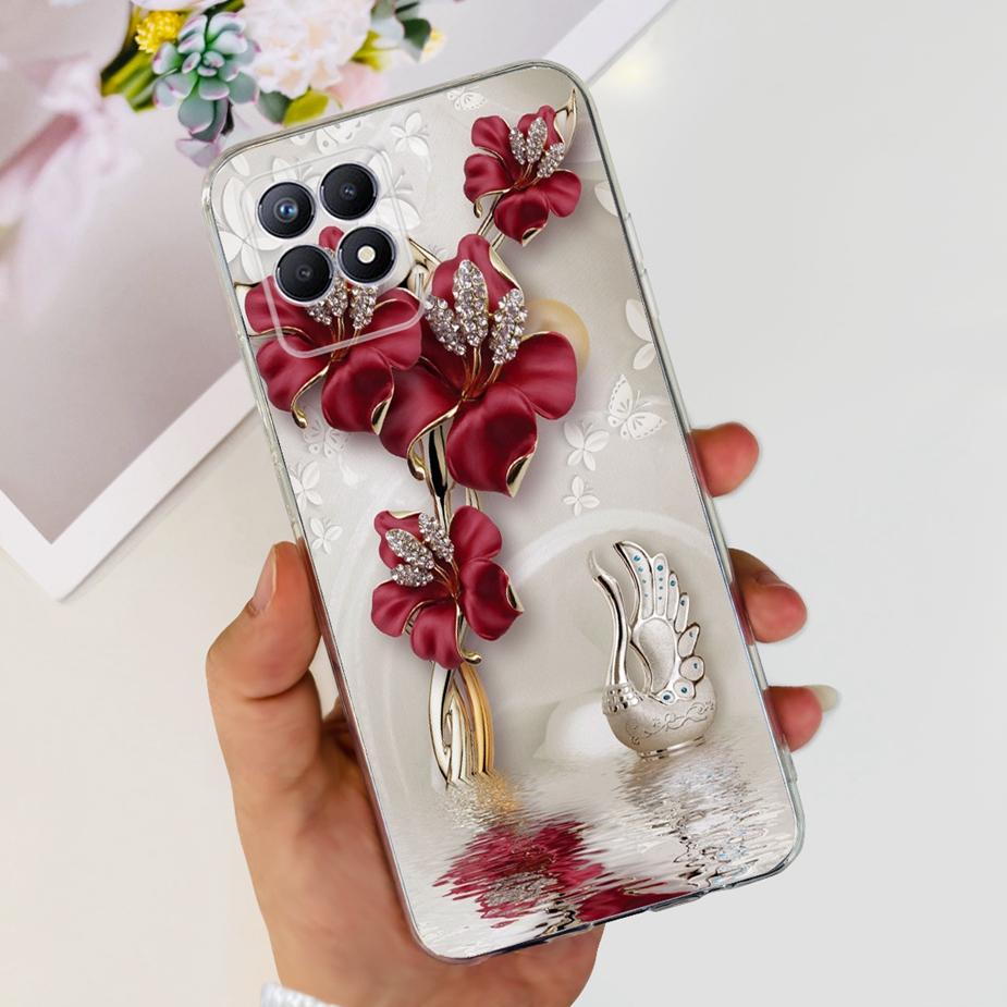 Чехол для Realme 8i Чехол для Realme 8 Pro Милый Мультяшный Чехол Прозрачный Силиконовый Мягкий Чехол для Телефона Для Realme8 Pro Realme 8 5G 8i Задняя Крышка Сумки