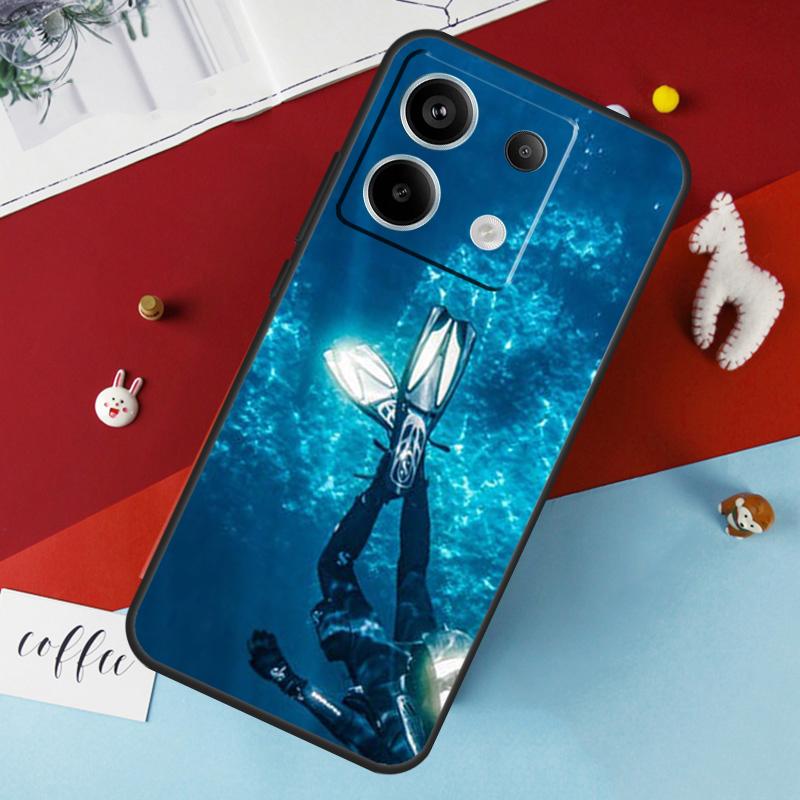 Чехол для подводного плавания для Xiaomi Redmi Note 13 12 10 8 9 11 Pro 12S 10S 11S Redmi 13C 10A 10C 9C 12C